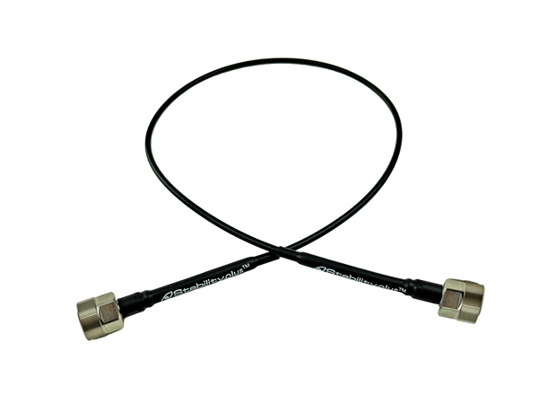 TNCA Male to TNCA Male StabilityPlus Low Profile Cable Assemblies